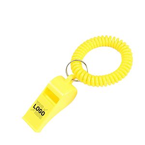 Spiral Bracelet And Keychain Whistle