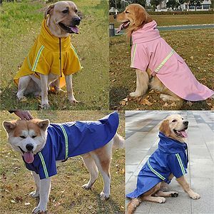 Dog Raincoat Poncho For Small To X-Large And Puppies