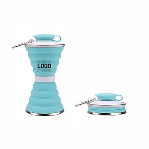 Collapsible portable water bottle
