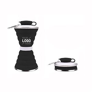 Collapsible portable water bottle