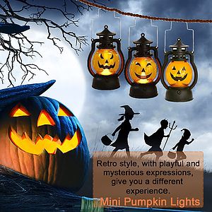Halloween LED Pumpkin Lantern Party Decorations