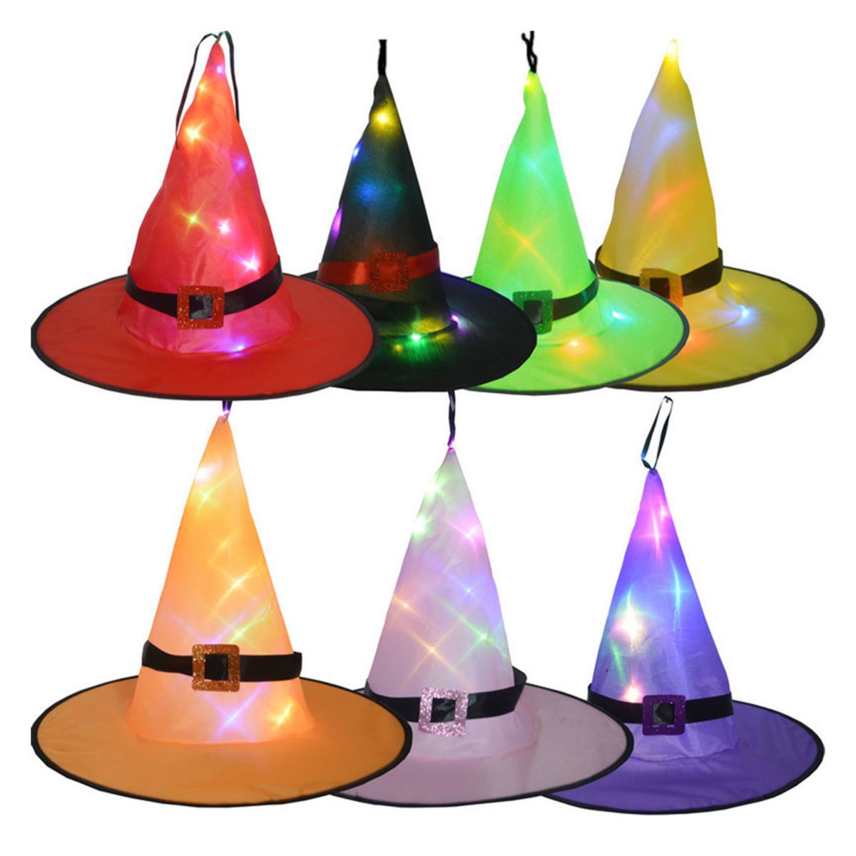 Halloween Decorations Witch Hat Light