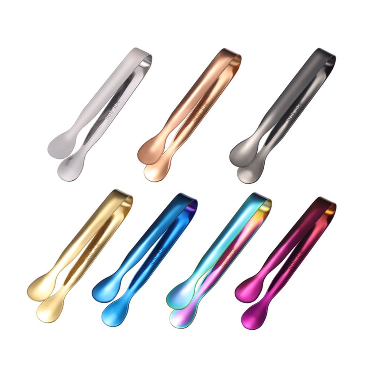 Stainless Steel Mini Serving Tongs
