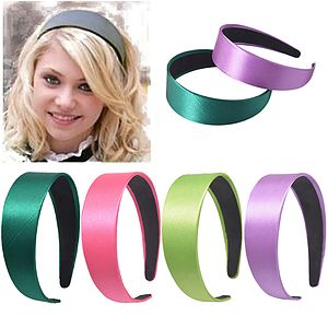 Wide Non-slip Ribbon Hairband for Women