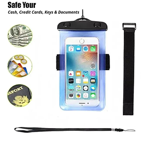 PVC Waterproof Phone Pouch with Strap and Arm Band