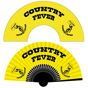 Foldable Paper Fans with Bamboo Handle