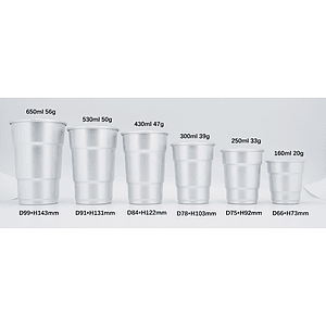 250ML Aluminum Cup