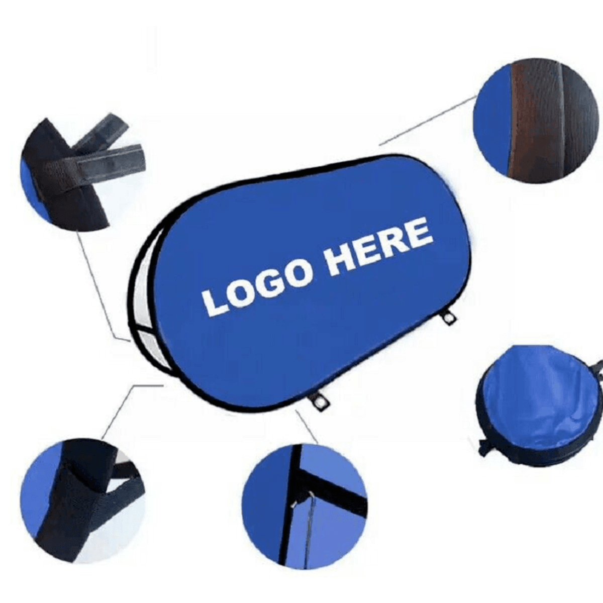 Bean Shape Pop Up Banner