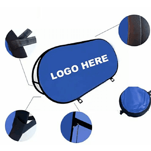 Bean Shape Pop Up Banner