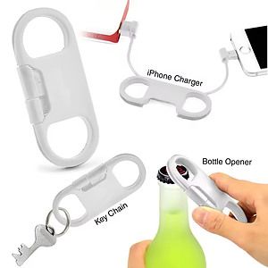 3 in 1 USB Charging Cable With Bottle Opener