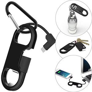 3 in 1 USB Charging Cable With Bottle Opener