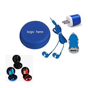 Round Earphone Case