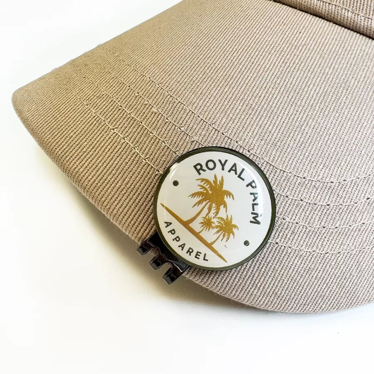 Golf Hat Clip with Magnetic Ball Marker