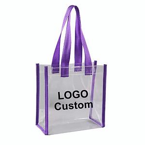 Clear PVC Stadium Tote Bags