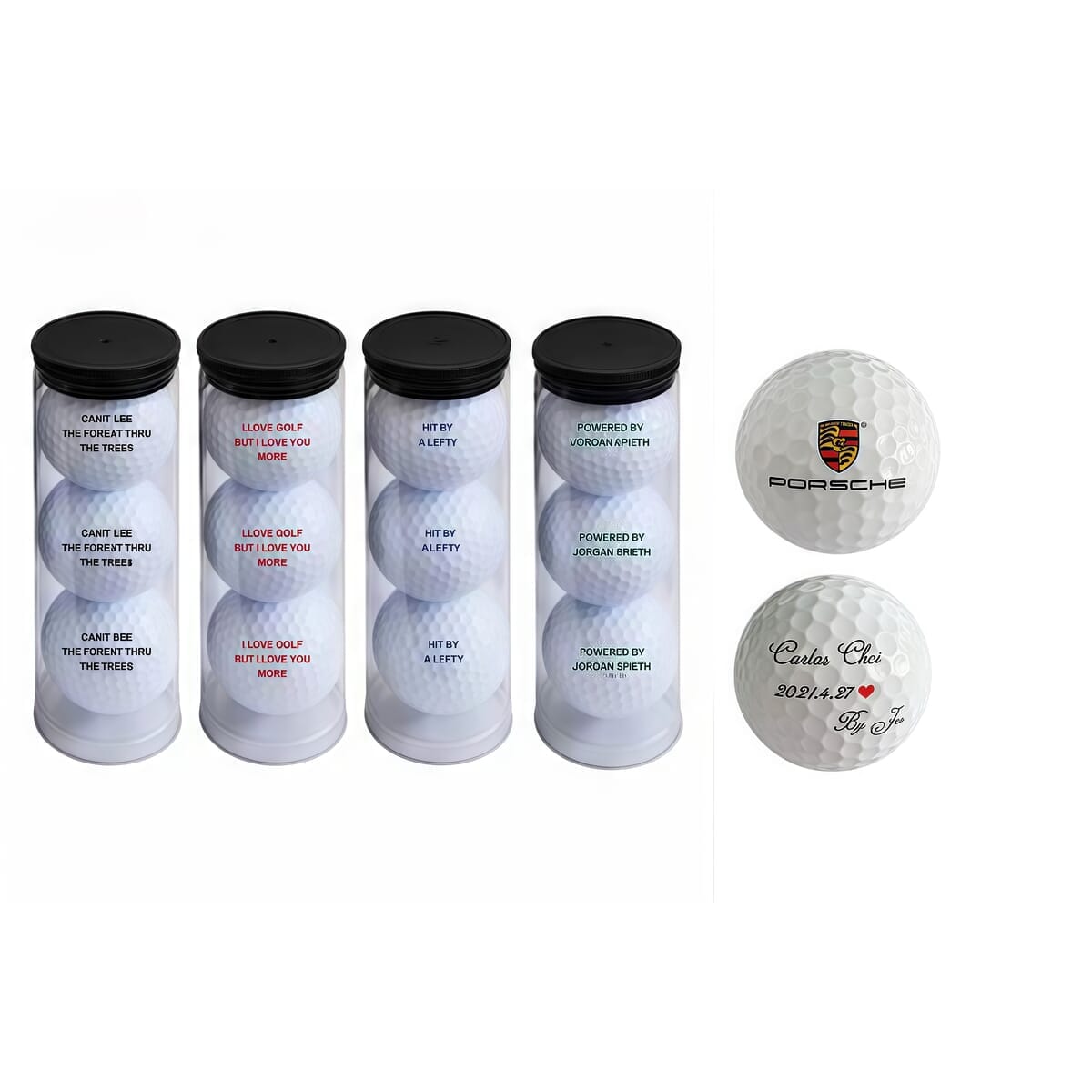 Golf Balls 3pcs Per Set