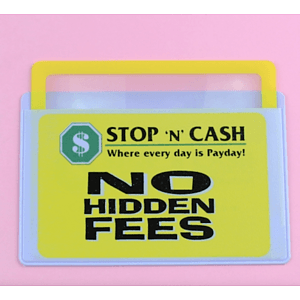 Credit Card Size Magnifier with Protective Case