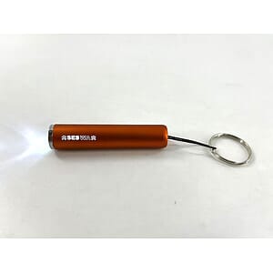 Flashlight with logo light up
