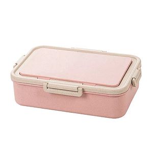 Wheat Straw Food Storage With Utensils