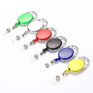 Retractable Badge Holders with Carabiner Reel Clips