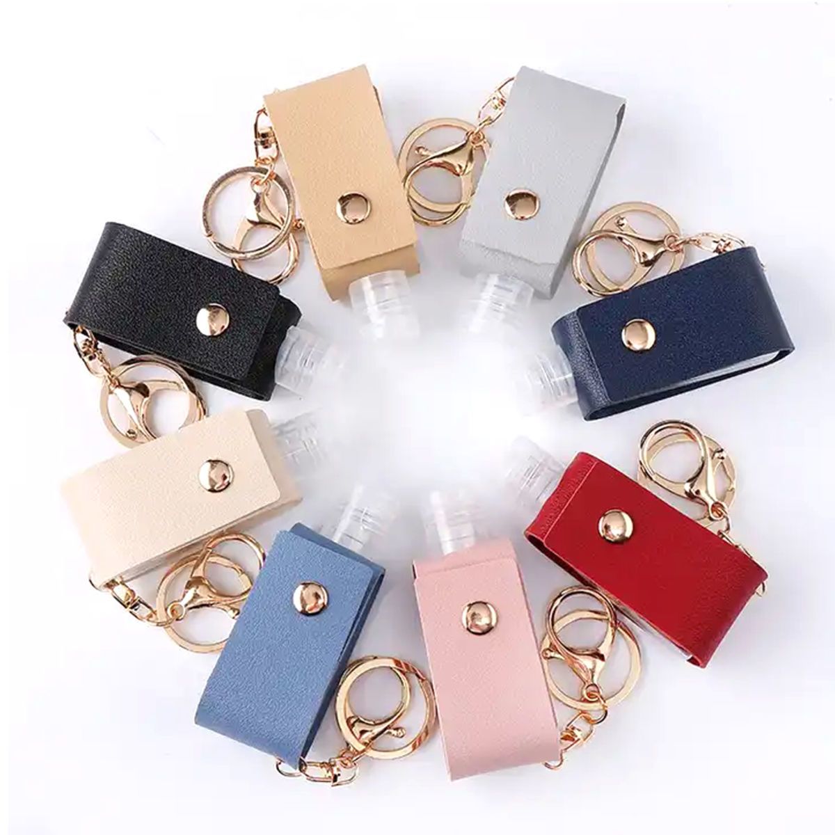 Clear Plastic Travel Keychain Bottles