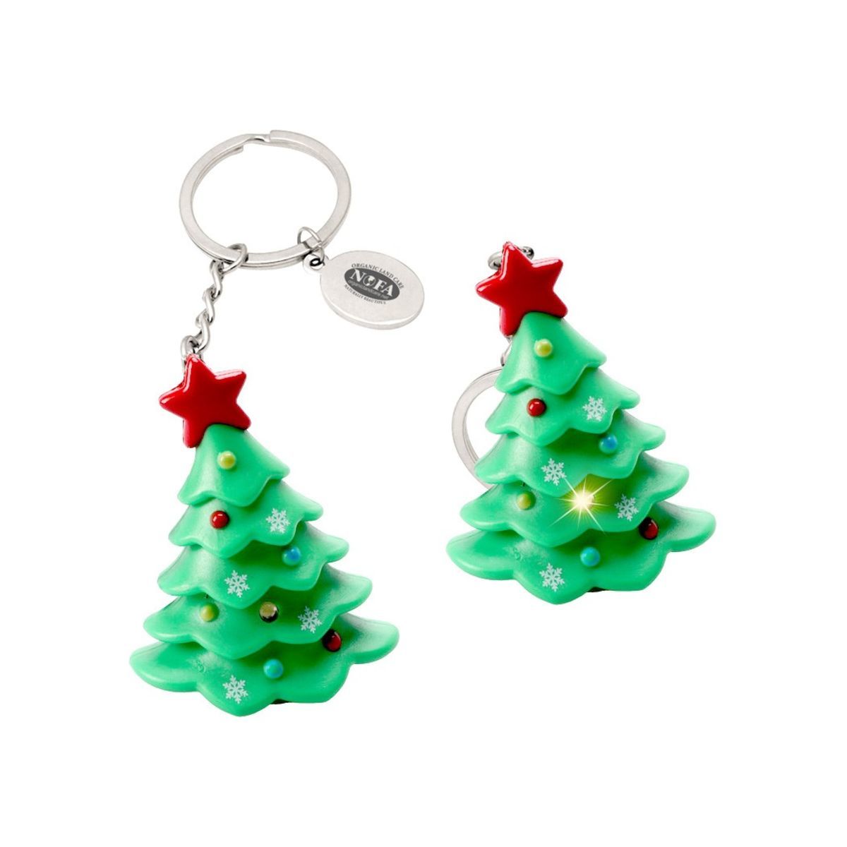 Christmas Tree Keychain LED Light