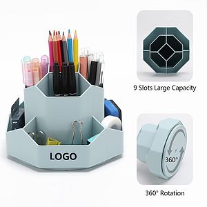 Slots 360 Rotating Pencil Pen Organizer