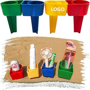 Beach Cup Holder with Pocket