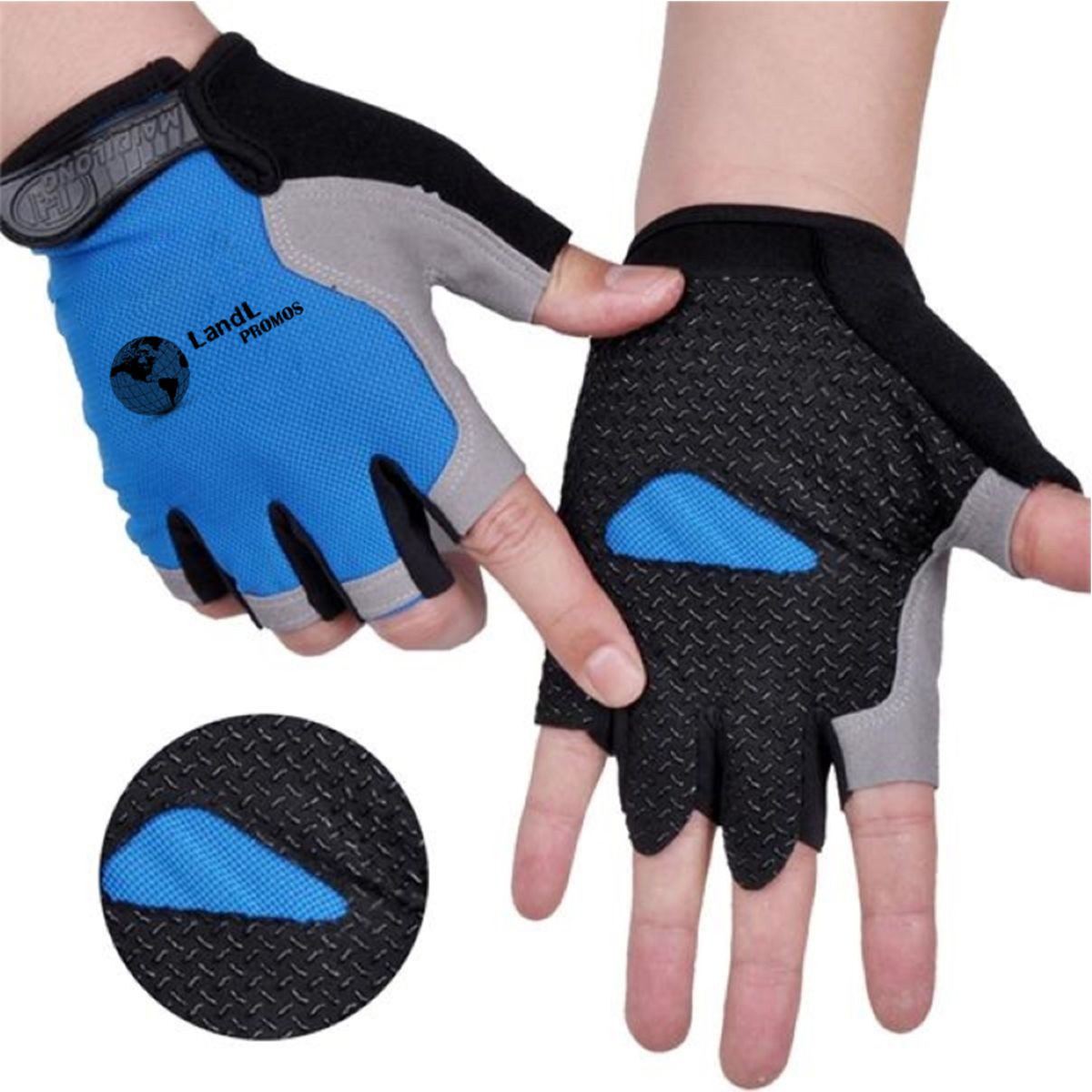 Half Finger Bicycle Gloves for Men Women Anti-Slip