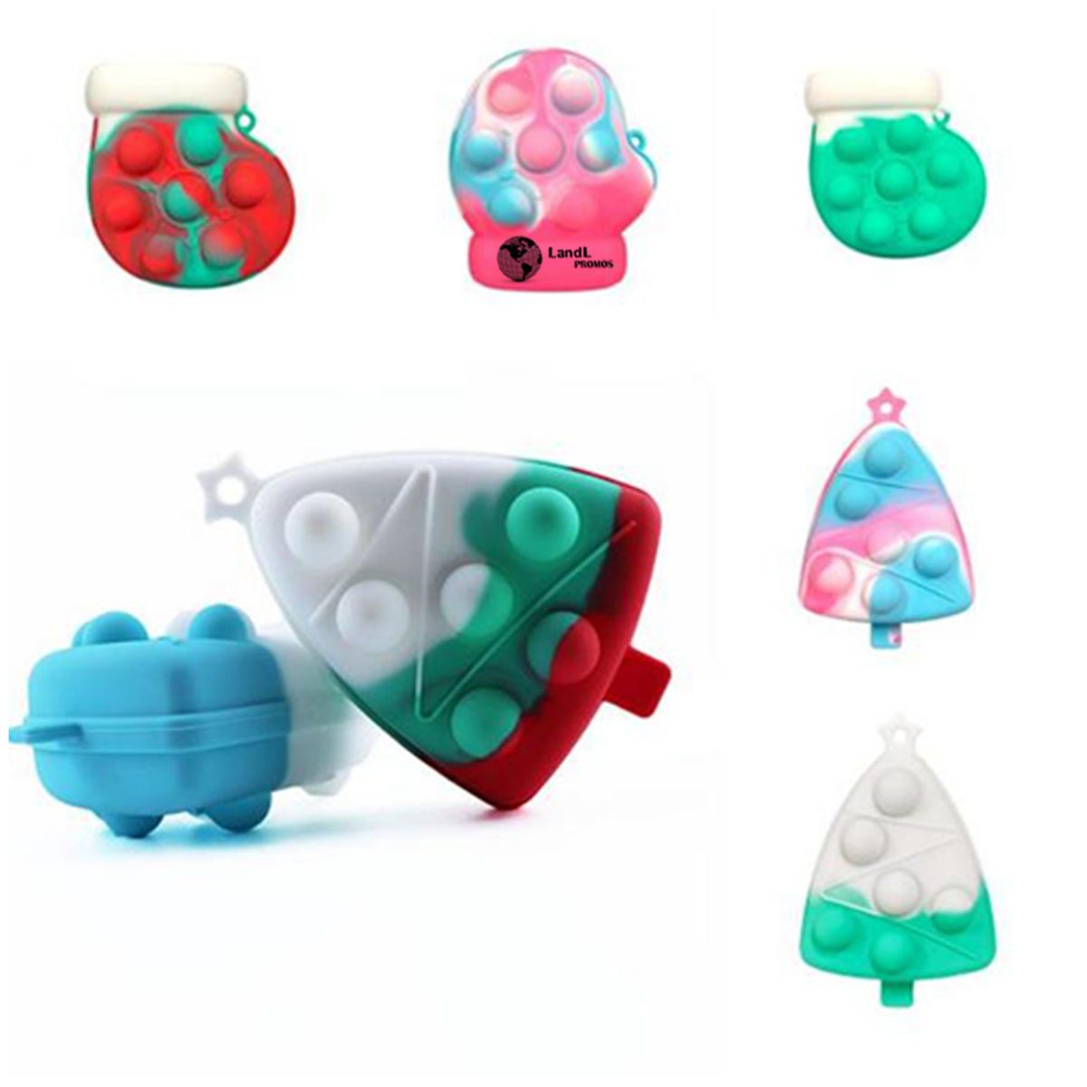 Christmas Glove Silicone Fidget Toy