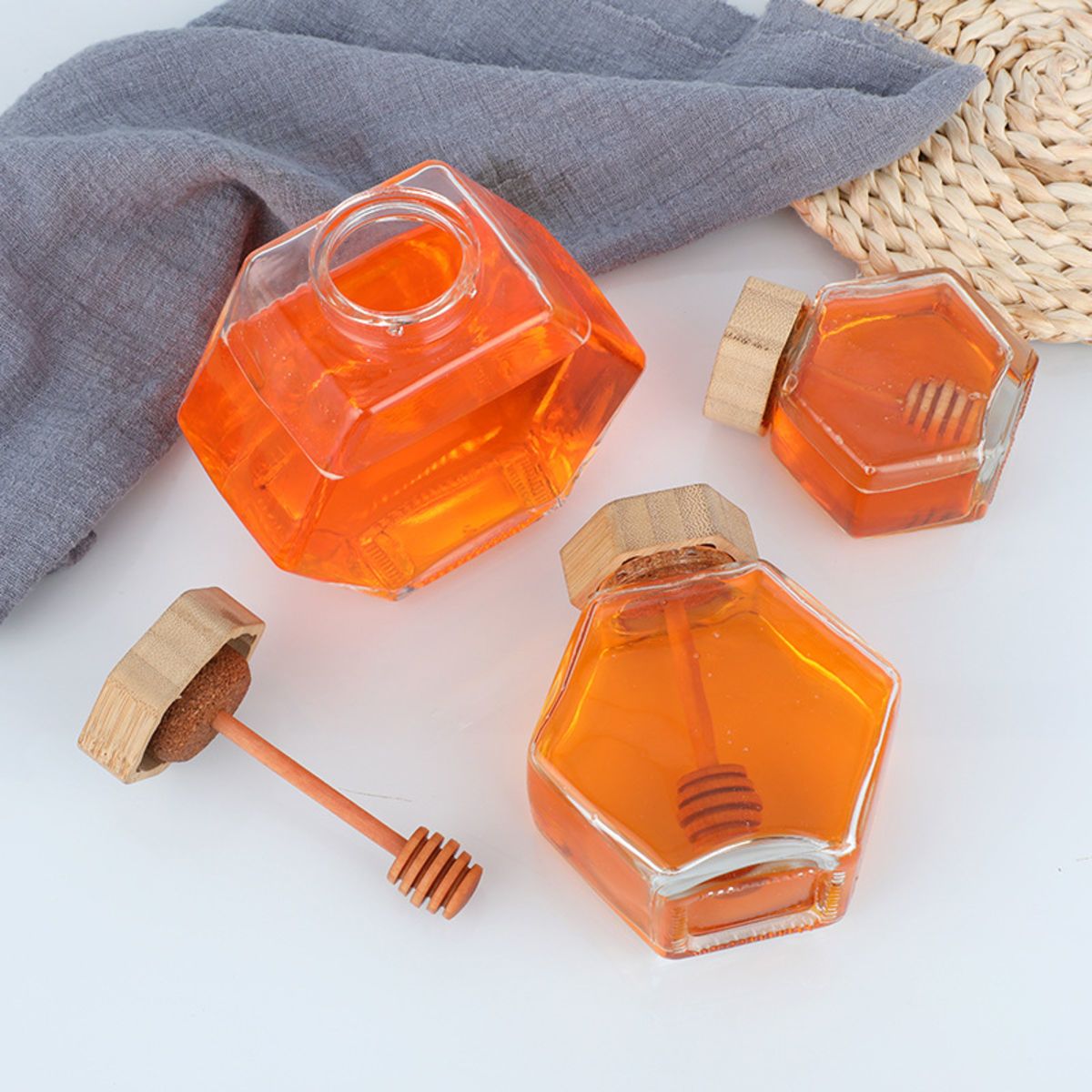 Empty Small Honey Bottles