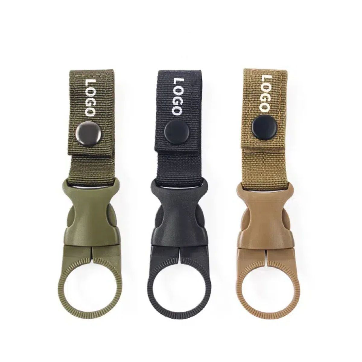 Outdoor Molle Tactical Belt Strap Buckle Hook Water Bottle Holder Clip Webbing Buckles