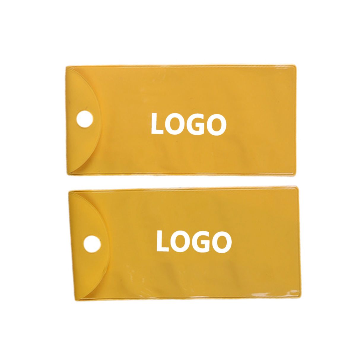 Button lock document bag
