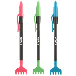 Back scratching pen