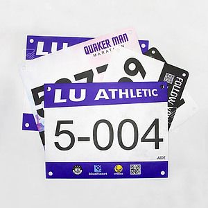 Marathon Race Number with Pin