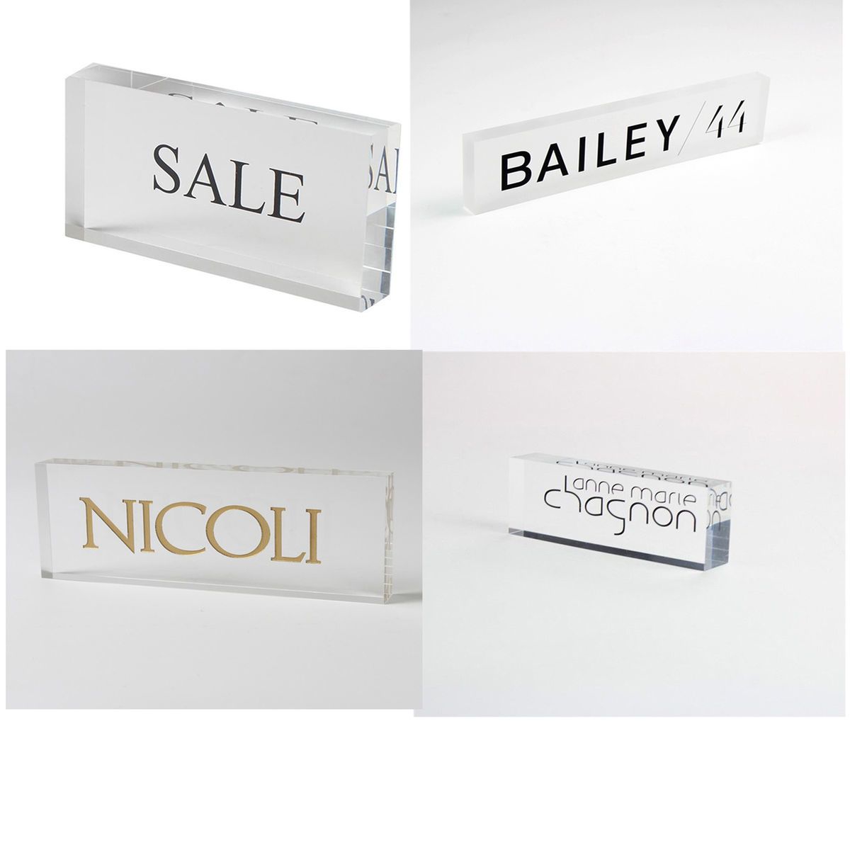 Acrylic Display Tag