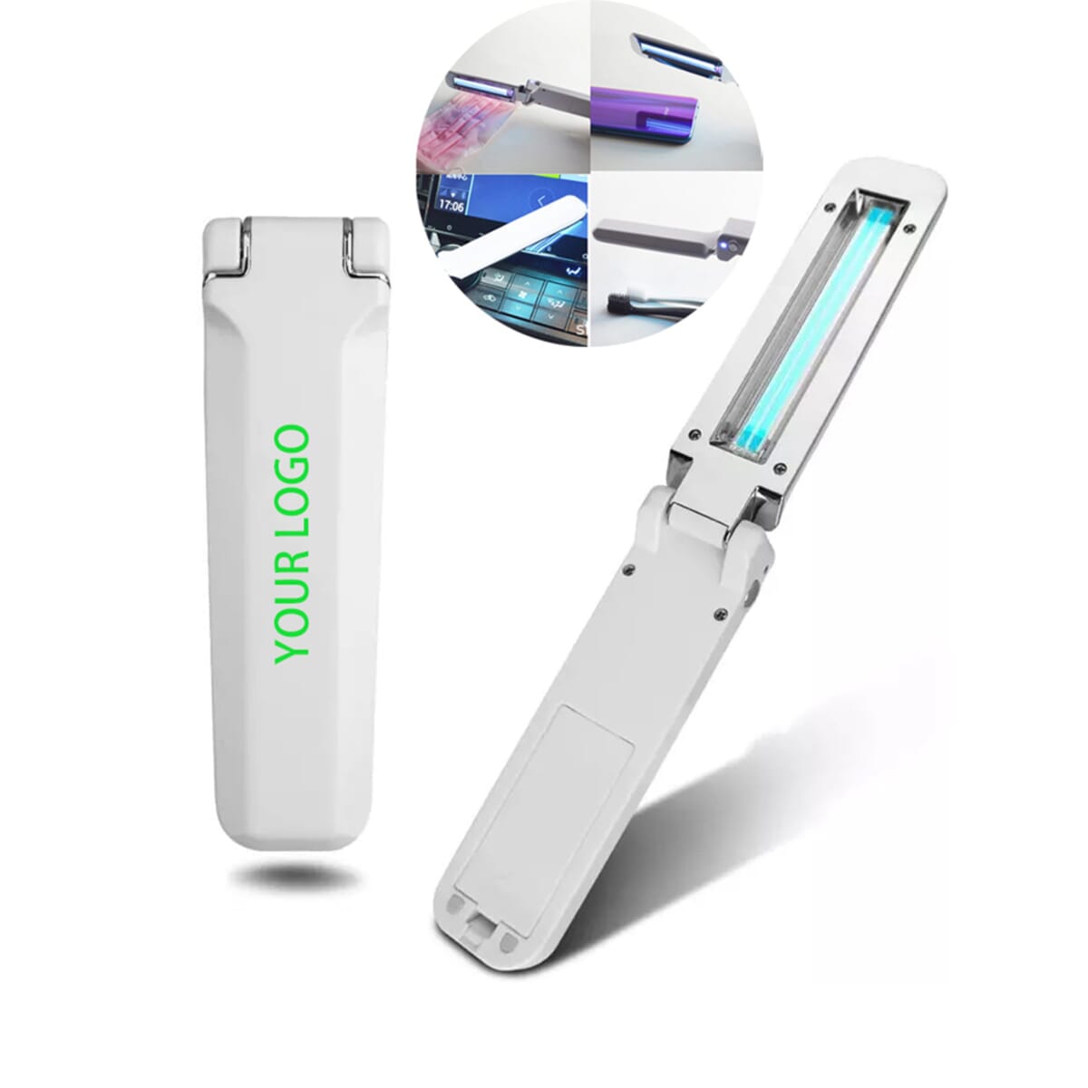 2 In 1 USB and Battery Portable UVC Sterilization Sanitizer Disinfection Light Lamp