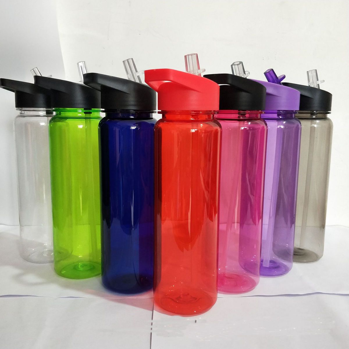 Portable Water Bottle With A Nozzle
