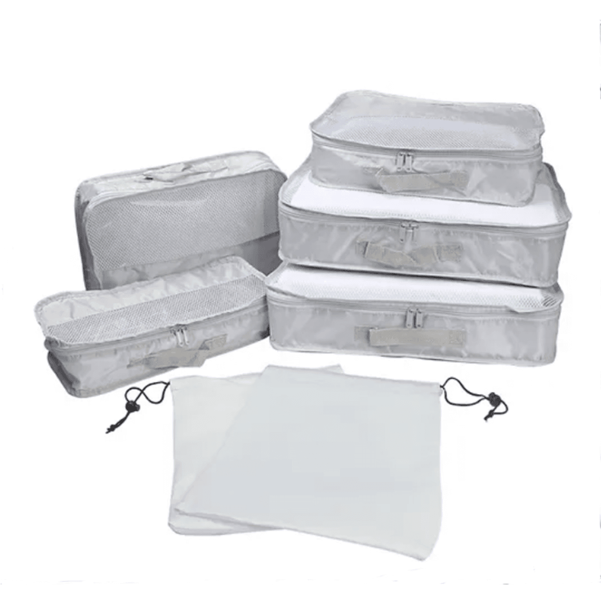 Travel Luggage Storage Bag Set With Pouch
