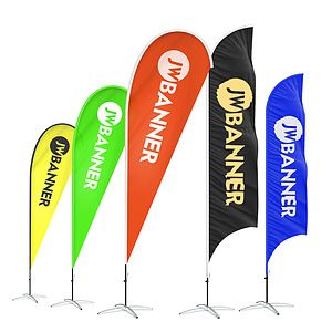 Knife-Shaped Beach Flag Advertising Flag