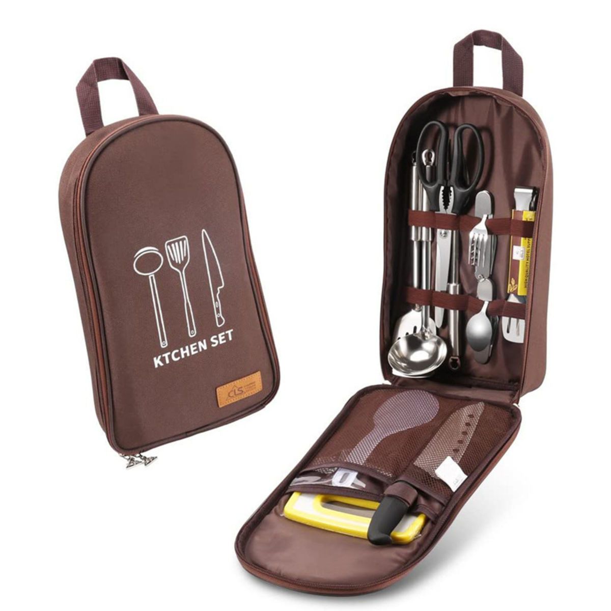 Portable Camping Utensil Bag Cookware Storage Bag without Tools