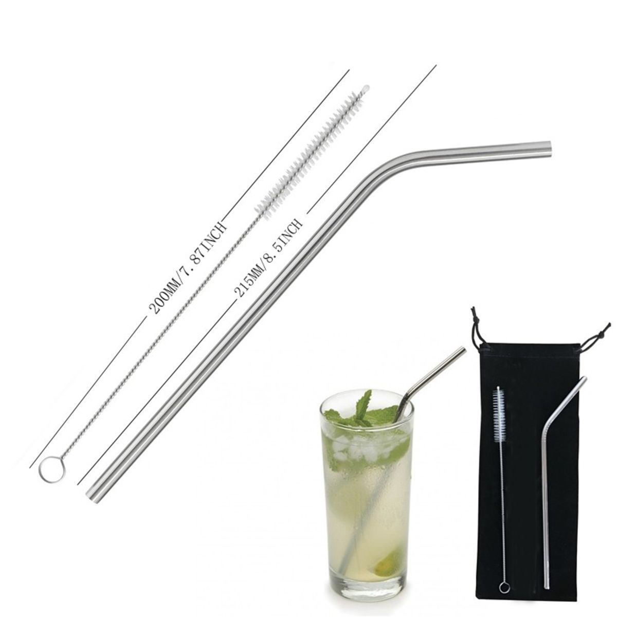 Band Stainless Steel Straw