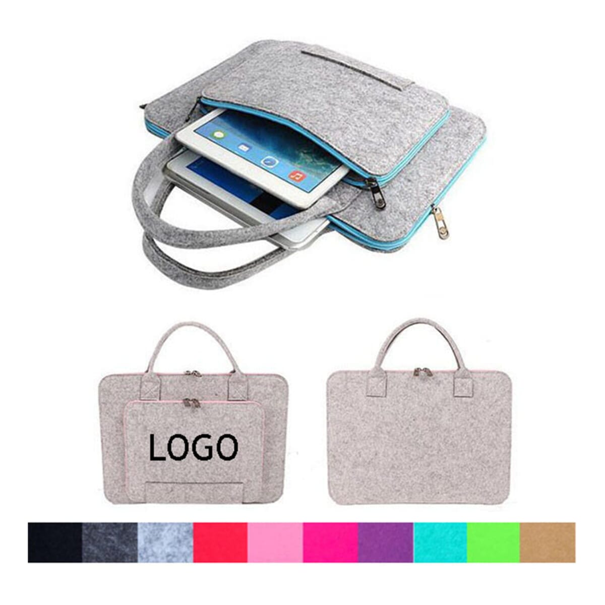 Felt Tote Computer Bag