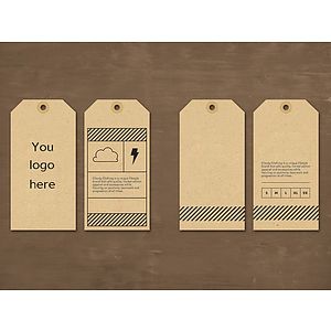 Kraft Gift Marking Hang Tags Price Labels