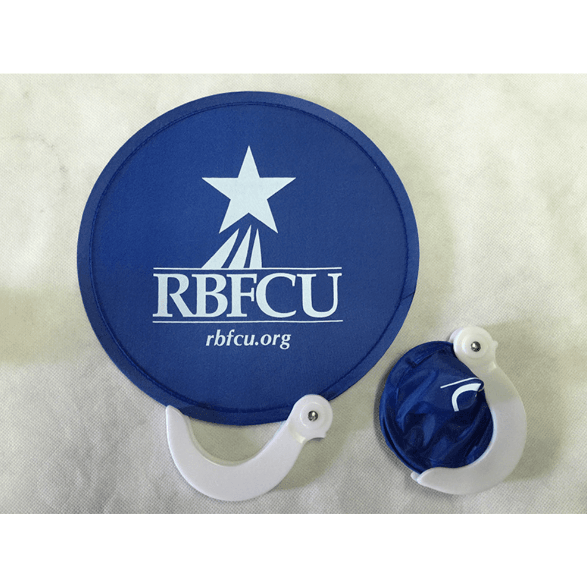 Round Folding Fan with Holder