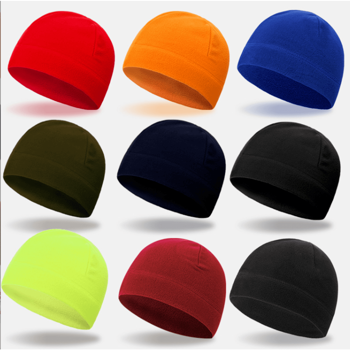 Beanie Fleece Knit Winter Hat
