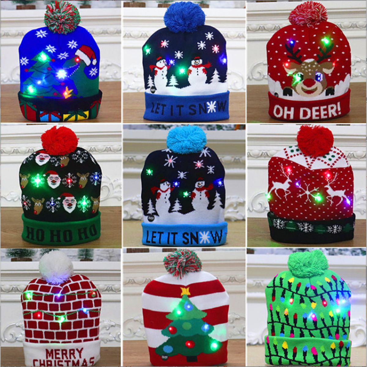 LED Christmas Hat