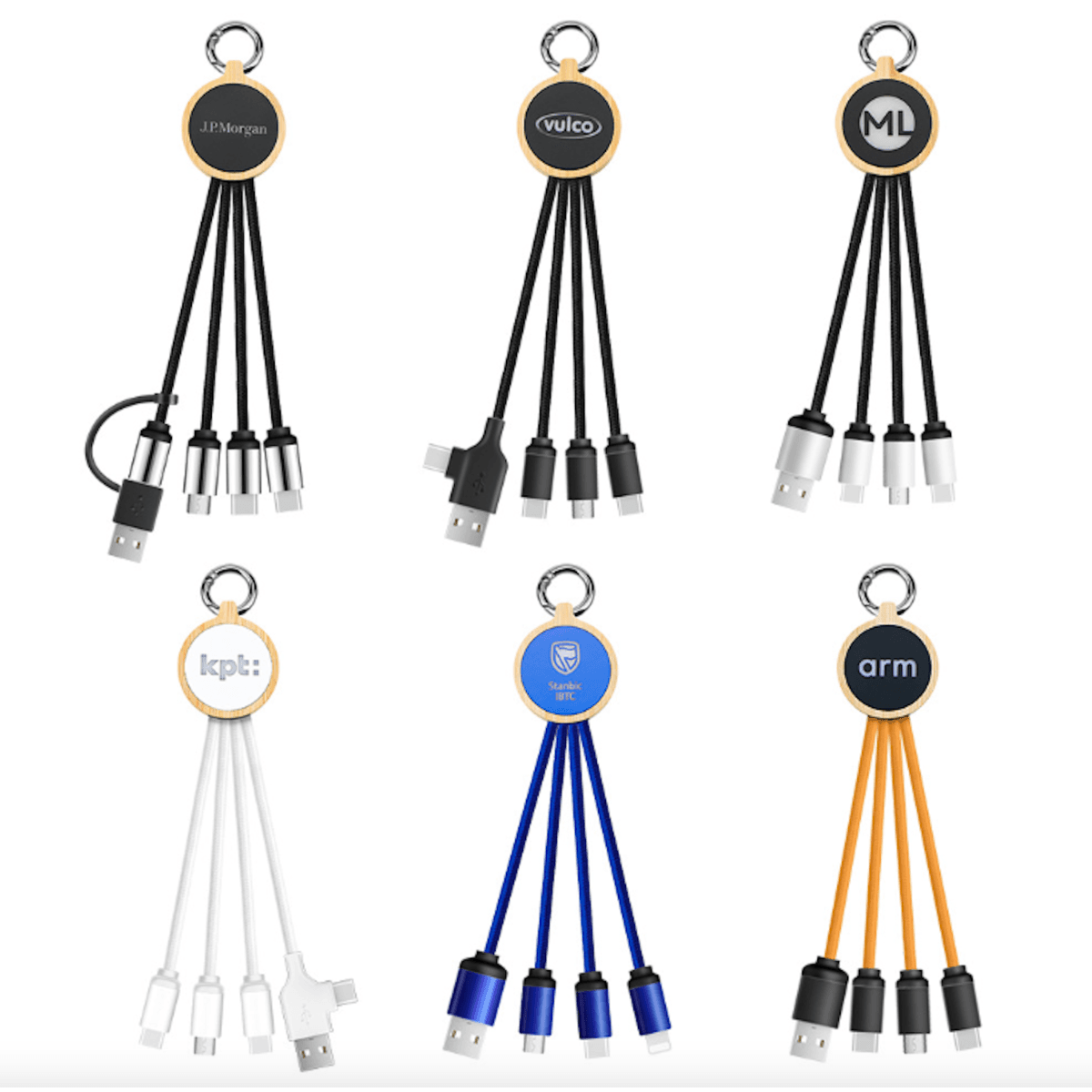 5-in-1 USB Charging Cable Mobile Charger