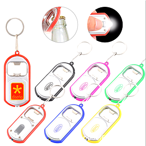Bottle Opener Key Chain With LED Light