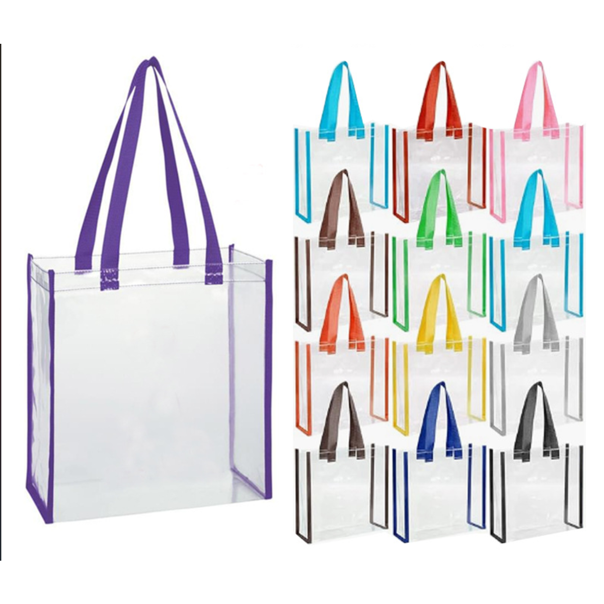 Clear Stadium Tote Bag