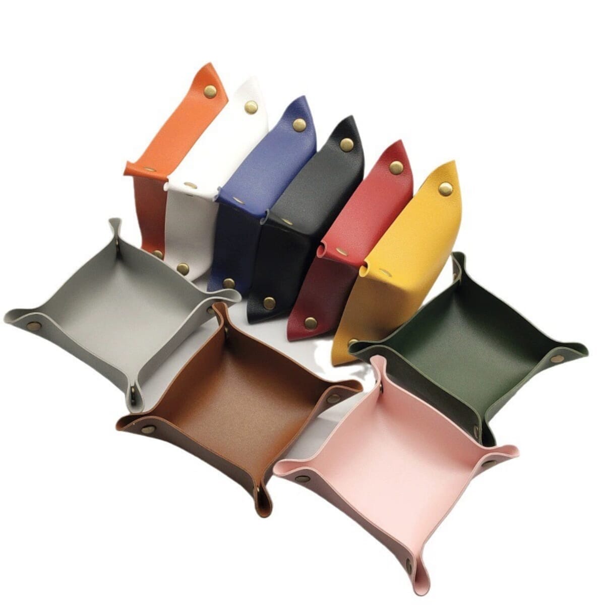 Personalized Leather Valet Tray